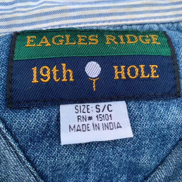 Men's Eagles Ridge Full Zip Denim Jean Jacket S - Picture 6 of 7